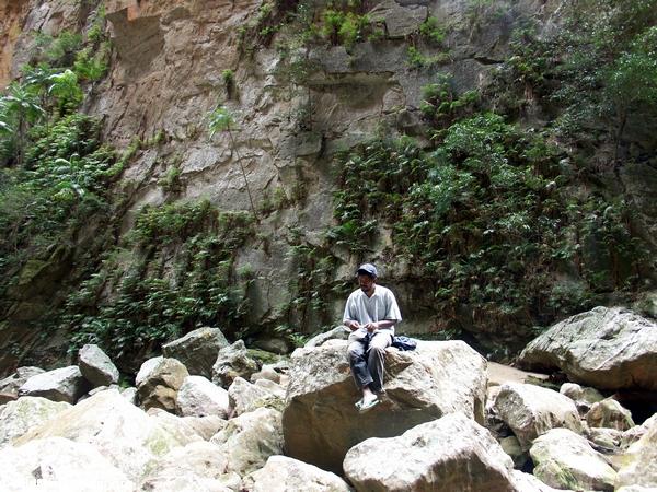 Guide Joel in Canyon de Singes (Isalo)