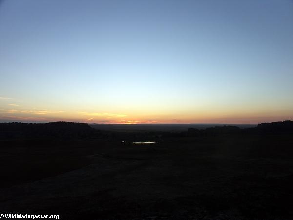 Parque nacional excedente de Isalo do Sunrise