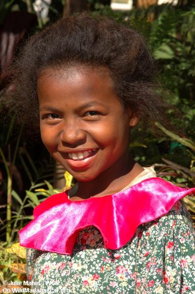 マダガスカル語の少女