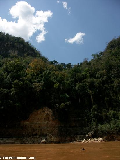 manambolo峡谷の滝