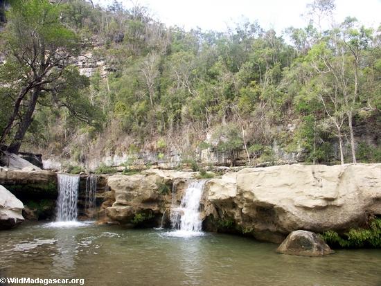 Small falls on Oly creek(Manambolo)