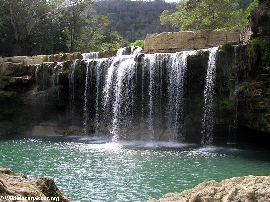 Waterfall on Oly creek(Manambolo)