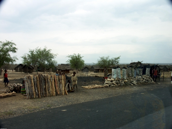 Charcoal for sale on road outside Tulear (Tulear)