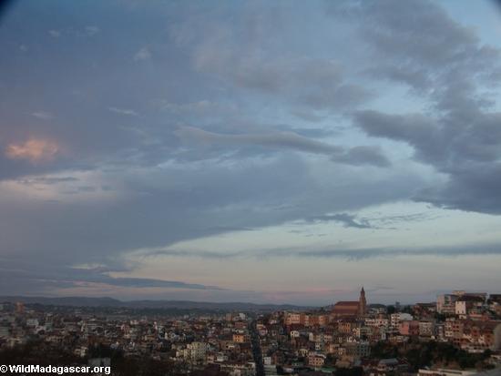 Sunset over Antananarivo (Tana)