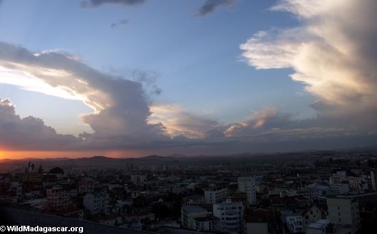 Sunset over Antananarivo(Tana)