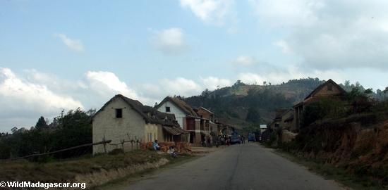 Landschaft entlang Straße von Fianarantsoa 