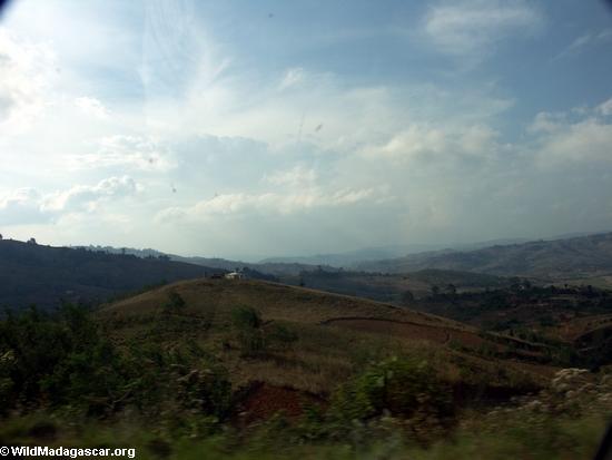 Landschaft entlang Straße von Fianarantsoa