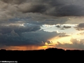 Approaching rain at sunset in Isalo National Park (Isalo)