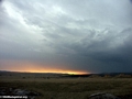 Approaching storm at sunset in Isalo (Isalo)