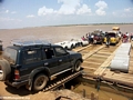 Car ferry on the Tsiribihina river (Kirindy)