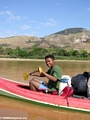Benja in canoe (Manambolo)