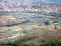Aerial view of deforestation in western Madagascar (Tulear)