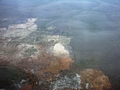 Aerial view of deforestation near Ifaty in western Madagascar (Tulear)