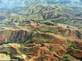 Aerial view of erosion in Madagascar (Flight from Tana West)
