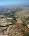 Airplane view of the Manambolo River (Manambolo)