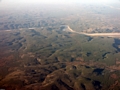 Aerial view of dry forest (Fort Dauphin - Tana Flight)