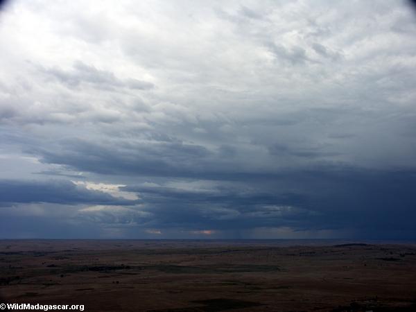 Approaching storm in Isalo National Park (Isalo)