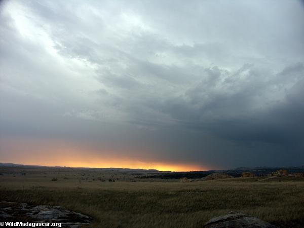 Approaching storm at sunset in Isalo (Isalo) [isalo_sunset1120]
