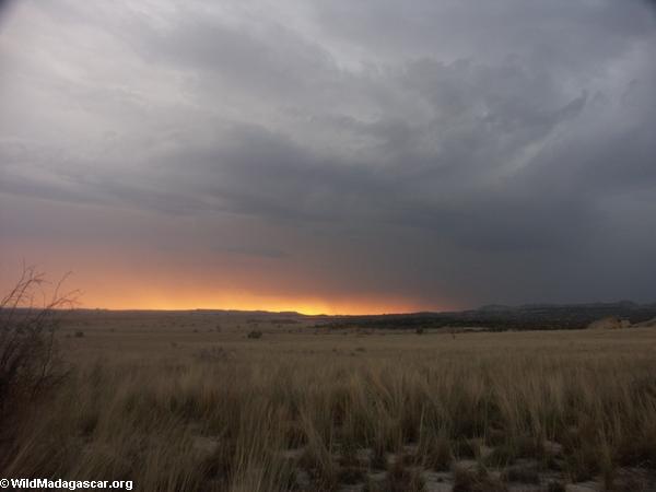 Approaching storm at sunset in Isalo (Isalo) [isalo_sunset1121]