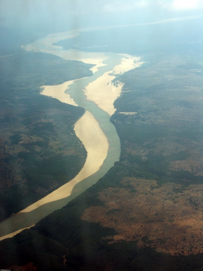 Aerial view of deforestation in western Madagascar (Tulear) [moron_tulear212]